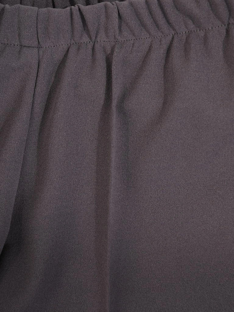 Eleganckie szare spodnie damskie o prostym kroju – elastyczna talia zapewniająca pełną wygodę 25831