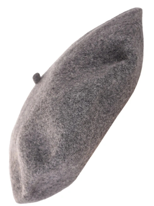 Elegancki beret wełniany w stylu francuskim – ponadczasowy model z antenką na chłodne dni 40870