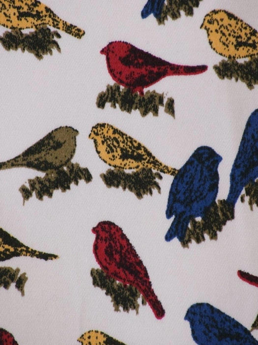 Oliwkowa sukienka bawełniana w zwierzęcy print – prosty fason wysmuklający sylwetkę 6448