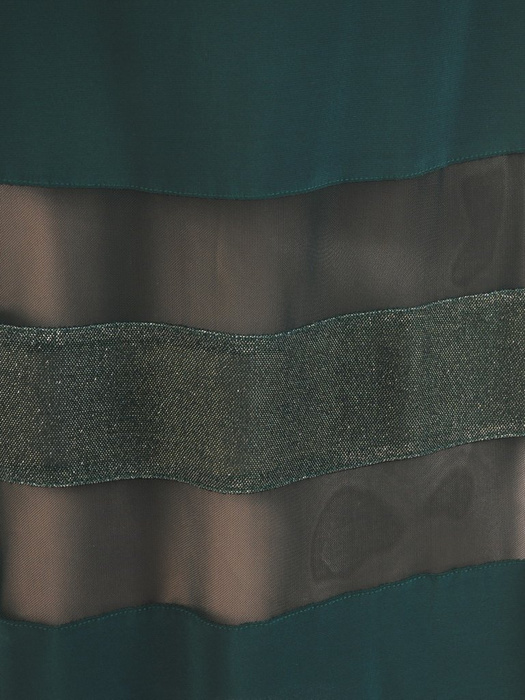Sukienka wyjściowa, rozkloszowana kreacja w zielonym kolorze 25977