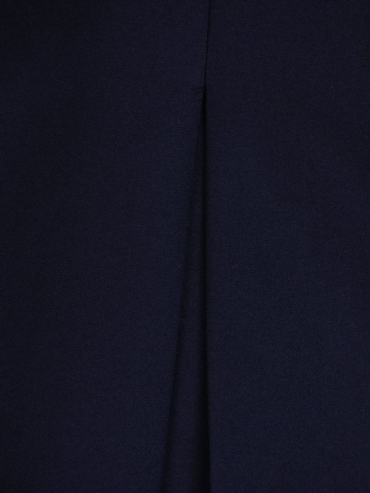 Wyszczuplająca sukienka z paskiem, dwukolorowa kreacja z tkaniny 19908.