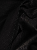 Czarna sukienka z kokardą na plecach, modna kreacja z połyskującej dzianiny 19214