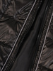 Czarna, pikowana kamizelka damska z kapturem 30637