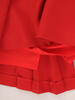 Czerwona, elegancka sukienka z wyszczuplającymi zaszewkami 30512