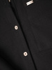 Długa, asymetryczna koszula w kolorze czarnym 35338