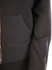 Czarny dres z bawełny, komplet z ozdobnymi zamkami 29694