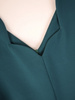 Zielona sukienka damska z tiulowym dołem i rękawkami 33971