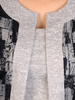Dzianinowa sukienka, kreacja z imitacją żakietu 29330
