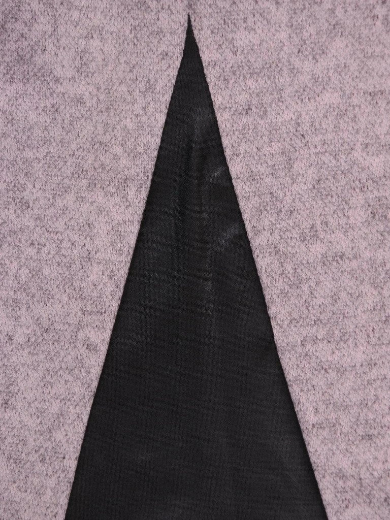 Elegancka bluzka wizytowa z długim rękawem – prosty fason z połyskującą aplikacją 17839
