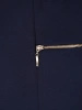 Elegancka granatowa marynarka damska do sukienki – prosty fason z kieszeniami na suwaki 19045