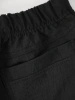 Czarne spodnie palazzo plus size z wysokim stanem – wysmuklające sylwetkę, idealne na lato 38368