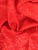 Wizytowa czerwona sukienka z kopertowym dekoltem 34791