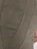Modne spodnie damskie na gumce w kolorze khaki – prosty krój zapewniający wygodę i swobodę ruchów 37640
