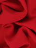 Sukienka kopertowa, czerwona kreacja wiązana w pasie 25471