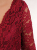 Wieczorowa sukienka o długości maxi, kreacja z koronkowym topem 22614