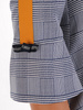 Kraciasta sukienka z kolorowymi wstawkami 18400.