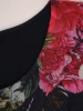 Elegancka trapezowa sukienka w kwiecisty wzór – swobodny krój zapewniający wygodę 25423