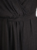Rozkloszowana sukienka wieczorowa z kopertowym dekoltem 31927