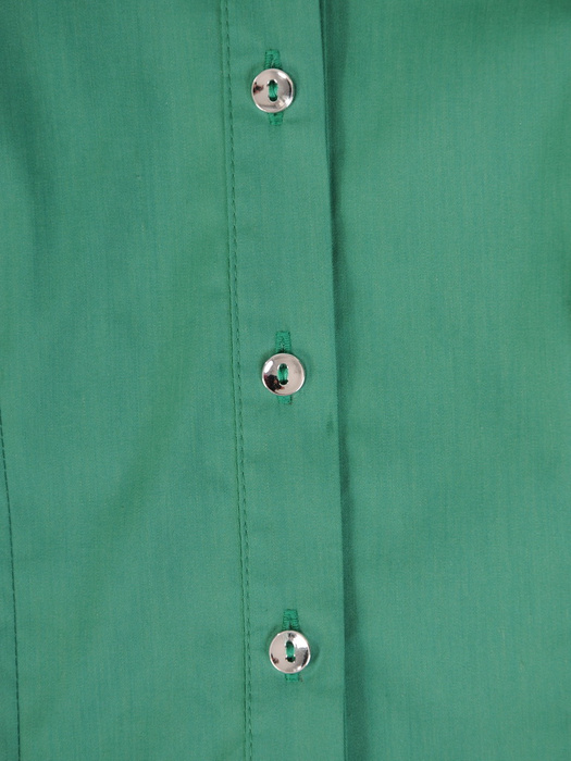 Zielona koszula damska z długim rękawem 32603