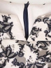 Elegancka suknia wieczorowa maxi w kwiaty – fason syrenka pięknie modelujący sylwetkę 39370