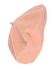 Elegancki beret damski z wełny merynosów morelowy – fason francuski zapewniający ciepło 41050