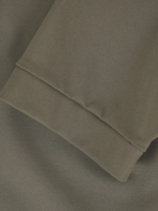 Elegancki komplet damski ze spodniami khaki – wiskozowy prosty krój z kołnierzykiem i gumą w pasie 42595