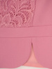 Trzyczęściowy komplet damski, pastelowa garsonka z koronkową bluzką 30452
