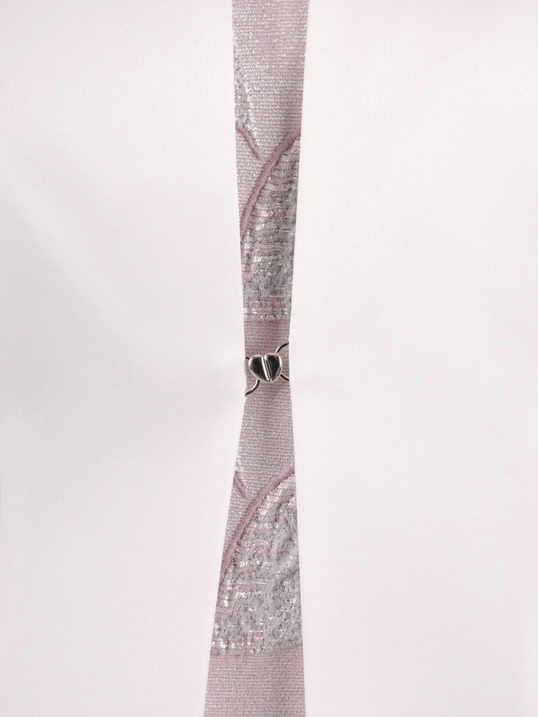 Elegancki żakiet damski do sukienki ecru – prosty fason z ozdobnym zapięciem 37292