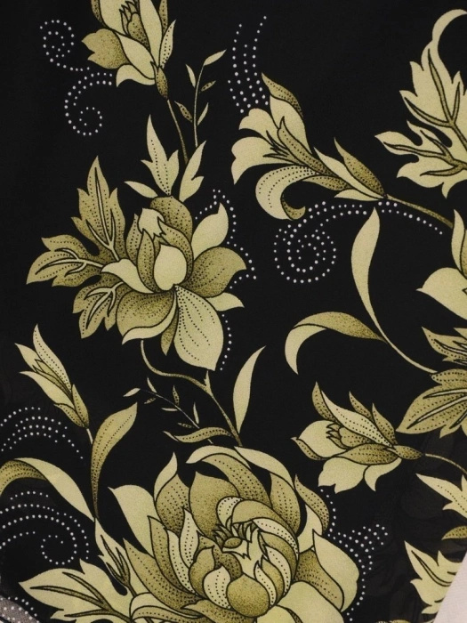 Wizytowy komplet damski z sukienką maxi w kwiaty – elegancki żakiet wysmuklający sylwetkę 29884