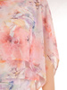 Sukienka koktajlowa, pastelowa kreacja w kwiaty 33658