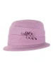 Elegancki kapelusz damski cloche w odcieniu liliowym – stylowy model z ociepleniem na jesień i zimę 42454