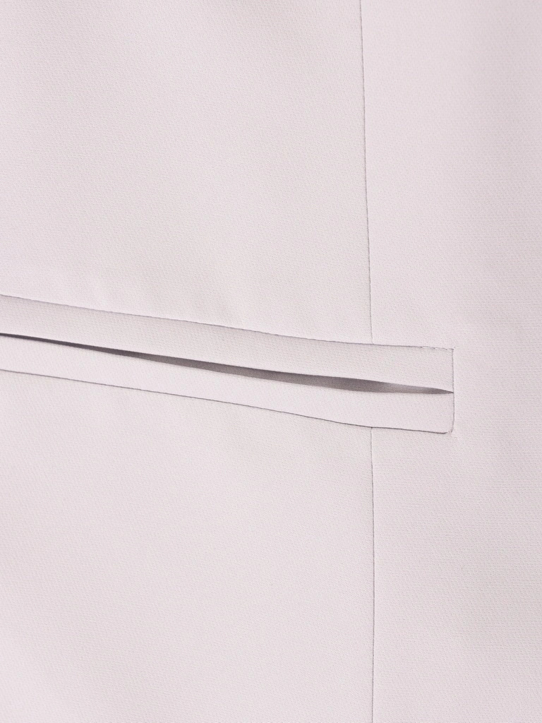 Elegancki żakiet damski do sukienki na wesele – prosty fason w gołębim kolorze 40015