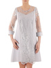 Sukienka na wesele, elegancka kreacja z koronki i tkaniny 35468