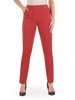 Czerwone spodnie damskie z przednimi kieszeniami 34889