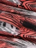 Jesienna sukienka rozkloszowana maxi w zwierzęcy print – kobiecy fason z paskiem wysmuklającym talię 39256
