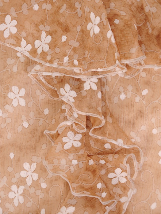 Sukienka koktajlowa, luźna kreacja w kwiaty 26174