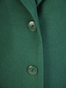 Zielony płaszcz damski z kołnierzem 32573