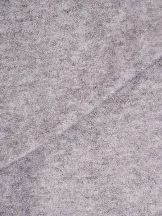 Elegancka szara sukienka midi z narzutką – prosty fason z ozdobną klamrą 36945