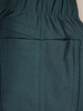 Zielone spodnie damskie z gumą w pasie 34867