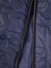 Granatowa kurtka damska z ozdobnym futerkiem 34212
