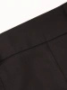 Czarne eleganckie spodnie damskie w kant – prosty fason z kieszeniami modelujący sylwetkę 40669