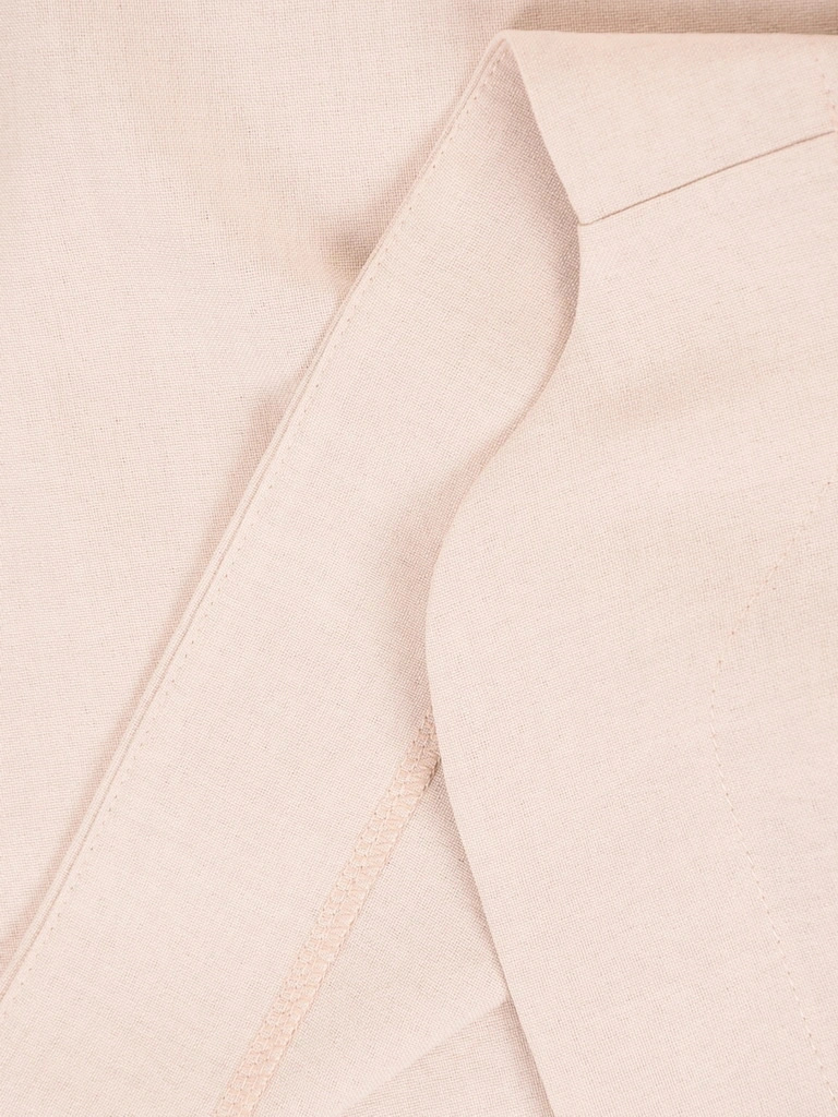 Jasnobeżowa bluzka oversize z rękawami kimono 3/4 – swobodny fason idealny na lato i tuszujący sylwetkę 41996