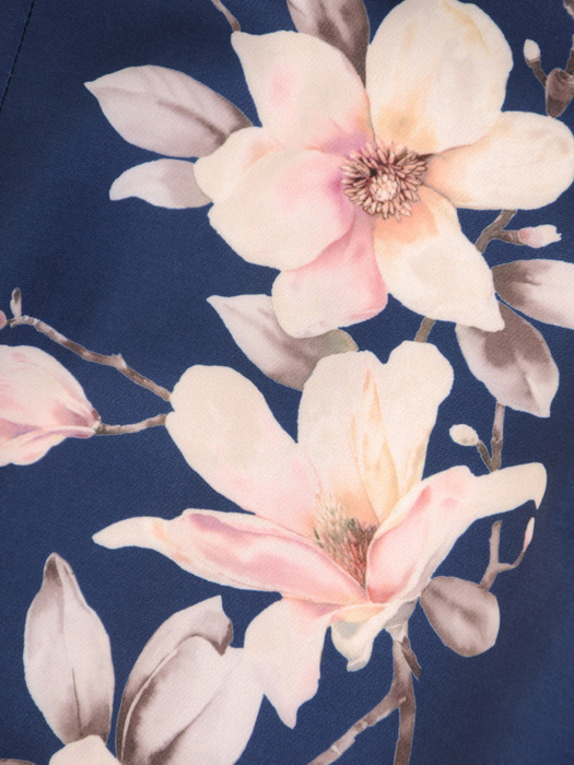Sukienka z tkaniny, wiosenna kreacja w kwiaty 33242