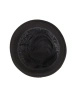 Elegancki czarny kapelusz zimowy damski cloche – ocieplany model z regulacją obwodu 42410