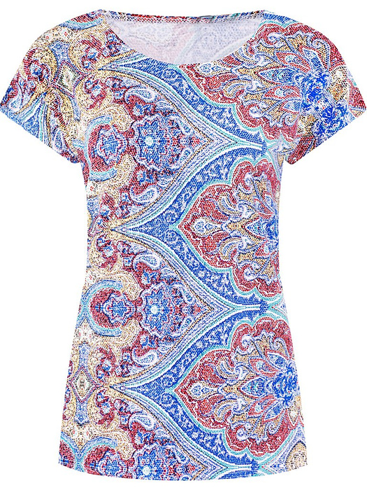Bluzka z abstrakcyjnym wzorem Marzanna V.
