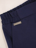 Spodnie damskie, wygodne spodnie plus size z gumką w kolorze granatowym 28422