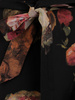 Kopertowa sukienka z szyfonu, wizytowa kreacja z falbaną 23803