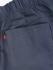 Eleganckie niebieskie spodnie damskie na gumce – dopasowany fason ze stylowymi suwakami 34875
