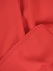 Czerwona bluzka wizytowa z długim rękawem – prosty fason z dekoltem w serek i biżuteryjną ozdobą na święta 37370