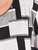 Wiskozowa bluzka wizytowa z długim rękawem – prosty fason z ozdobną broszką 40284